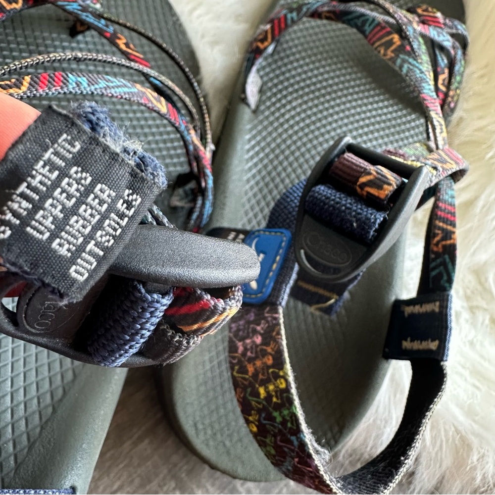 Chaco Sport Sandals  SZ 13 Multicolor - Picture 6 of 10